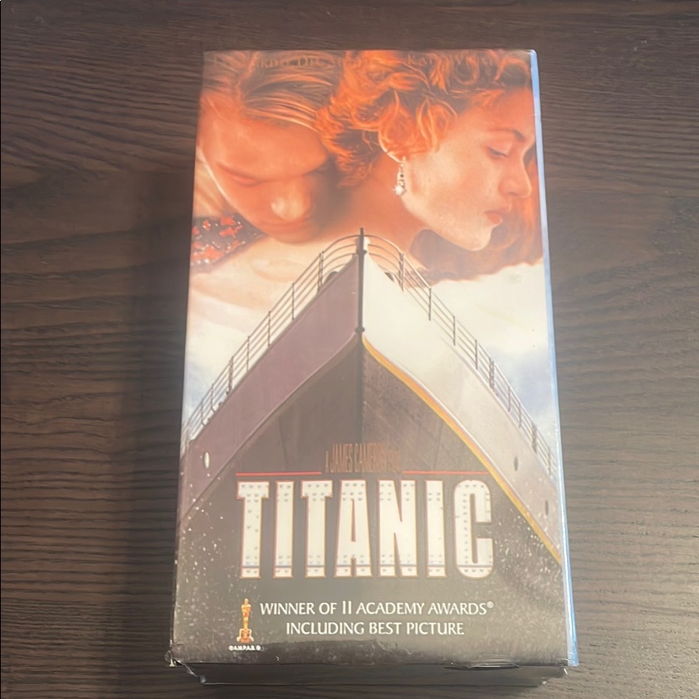 Titanic VHS Tape - Black